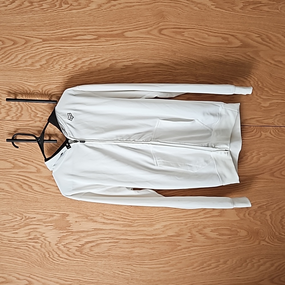 Fox White Zip Up Jacket